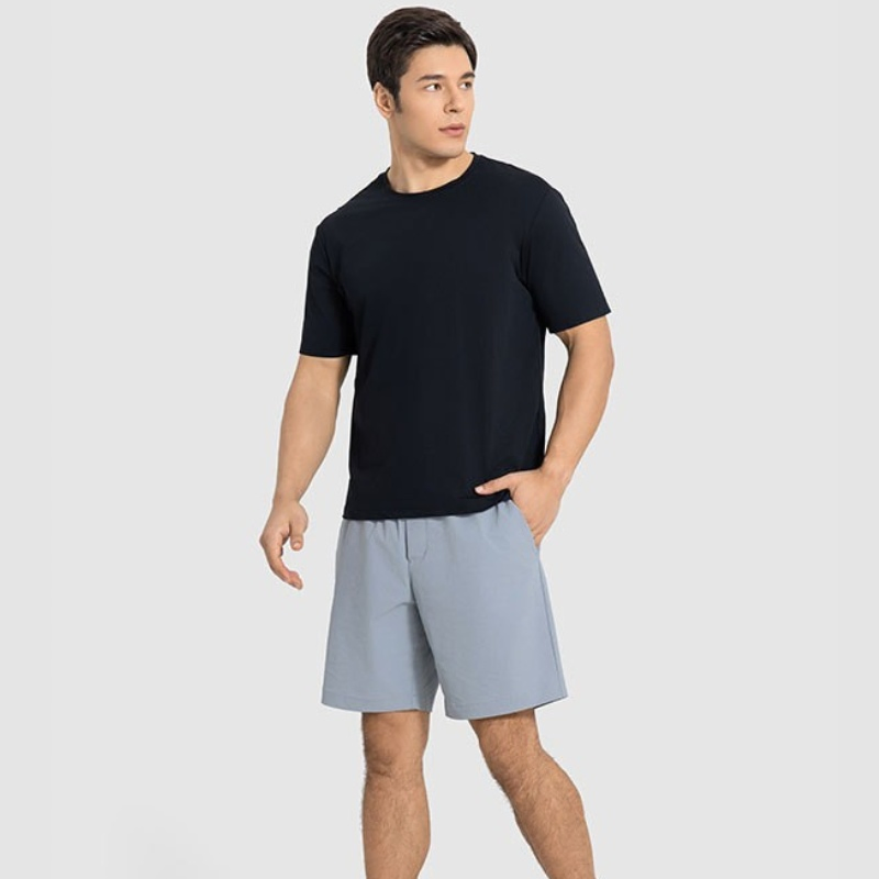 Запас Пользовательских мужских видов спорта Спортивная Йога Беговая тренировка Фитнес-футболка Одежда для тренажерного зала Одежда Ткань Мода Повседневная мужская спортивная одежда