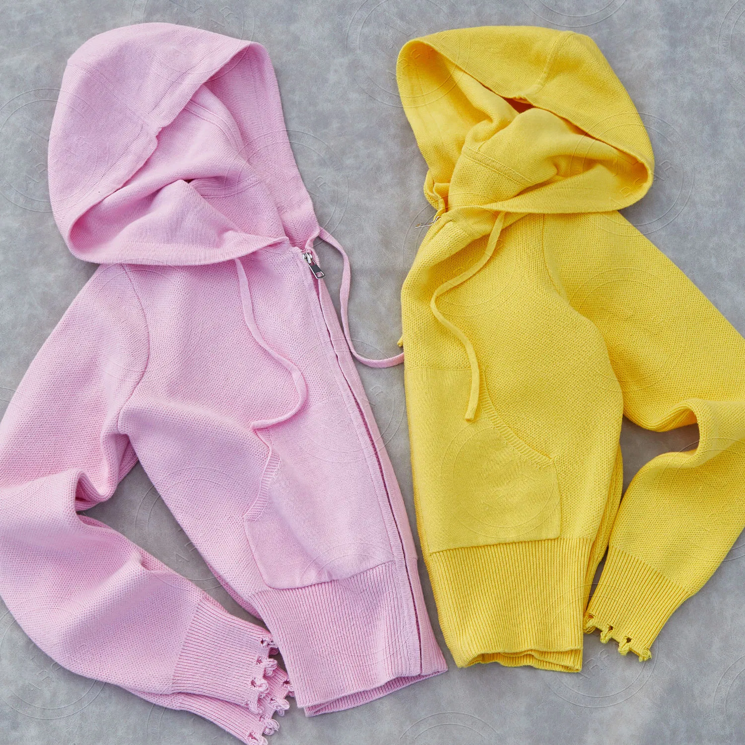 Зимняя одежда, комплект трикотажа, женские трикотажные толстовки с капюшоном на молнии, удлиненные трикотажные брюки, комплекты спортивных костюмов из 2 предметов для женщин