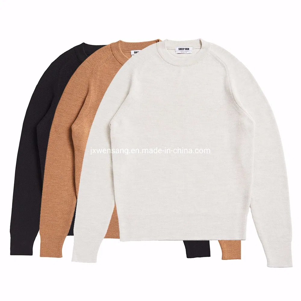 Merino Clothing Nz Женский пуловер из 100% натуральной шерсти мериноса с круглым вырезом горловины, джемпер