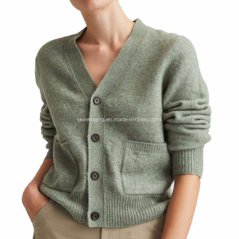 Трикотажная одежда из мериноса, женский джемпер из австралийской 100% натуральной супертонкой шерсти мериноса, кардиган-свитер