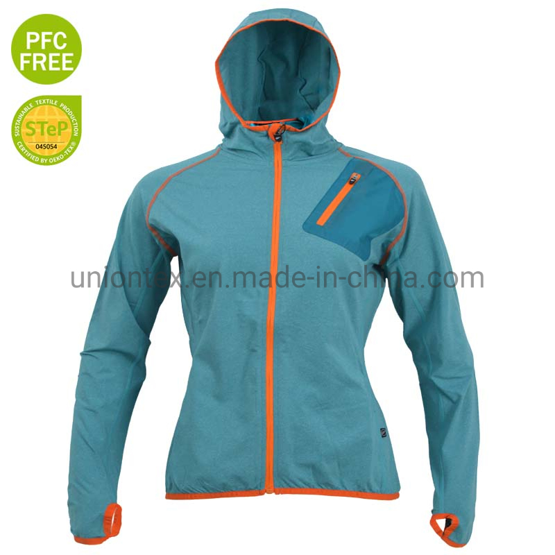 Куртка для бега Компрессионная из переработанной ткани Powerfleece