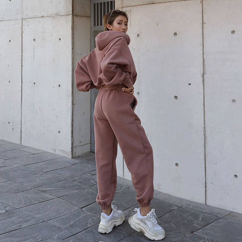 Женские комплекты одежды prime Gym Custom, спортивный костюм из 2 предметов, женские спортивные штаны Oversize для бега трусцой и толстовка с капюшоном