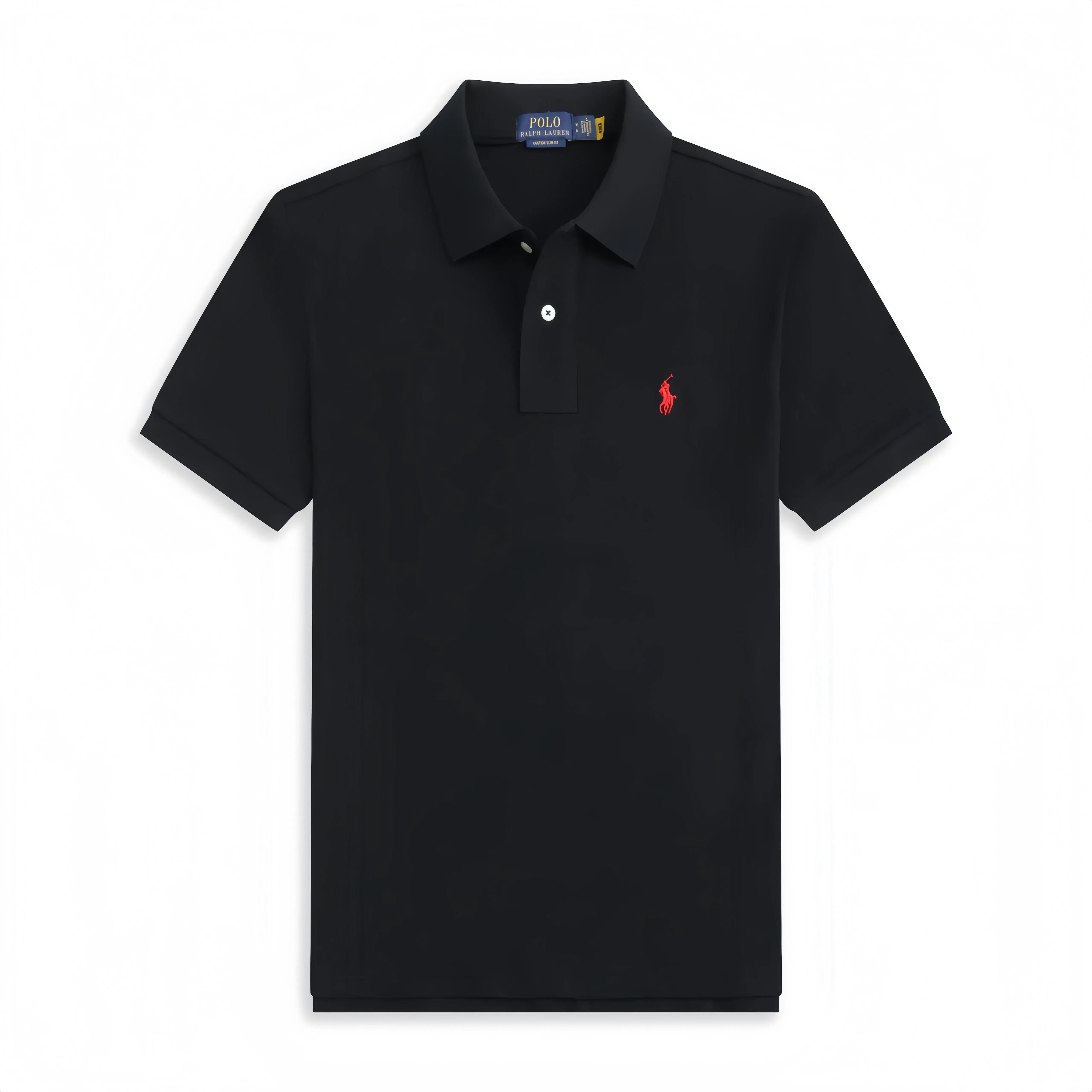 Дизайнерские хлопковые мужские поло Little Horse′s с вышивкой логотипа Golf Polo Shirt