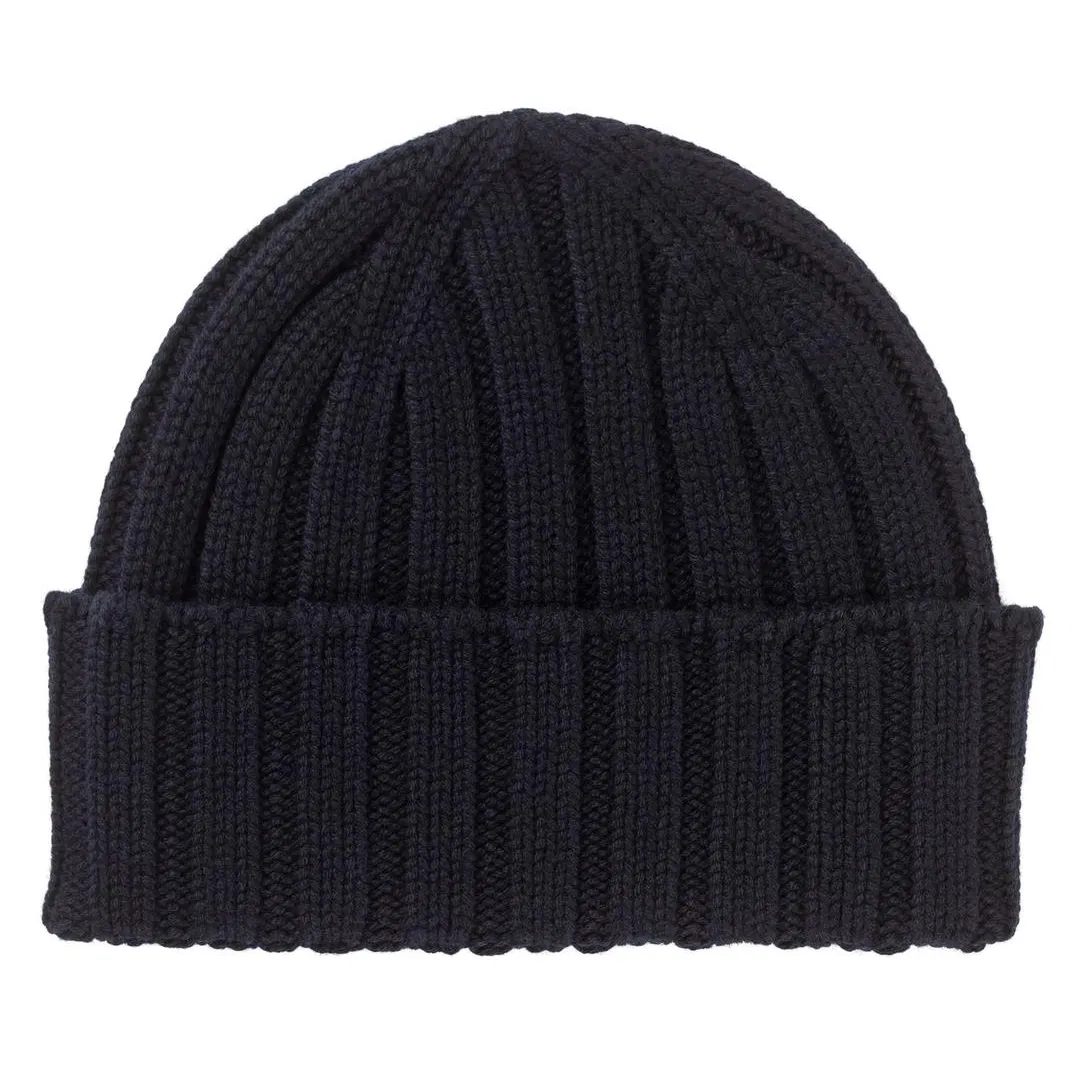 Неподвластная времени модная женская и мужская зимняя вязаная шапка-бини из 100% кашемира в рубчик