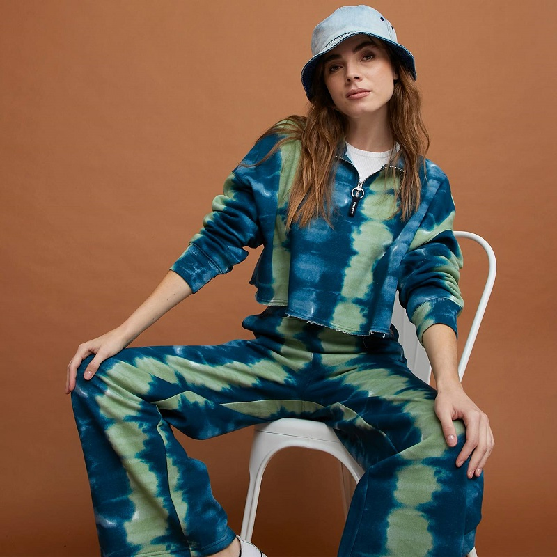 Женские пуловеры Tie Dye Sweatshirts Top