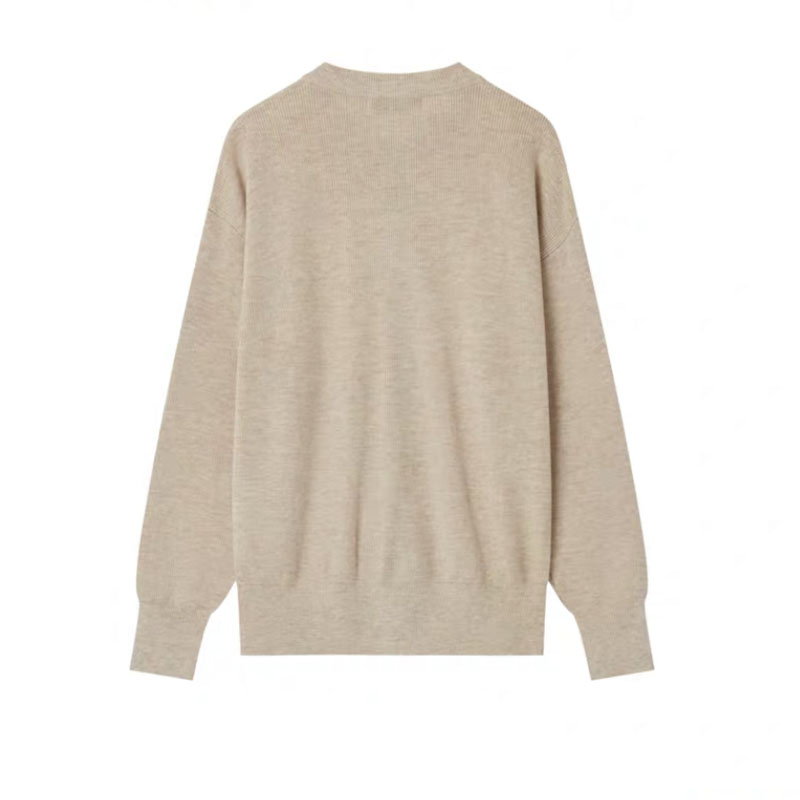 Кардиган базового цвета 1/2, вязаный мужской кардиган с круглым вырезом, свободный джемпер