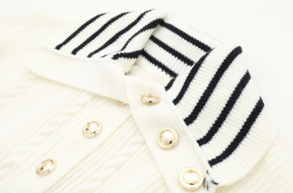 Яркий мультяшный вязаный свитер поло для модной весны 2025 года