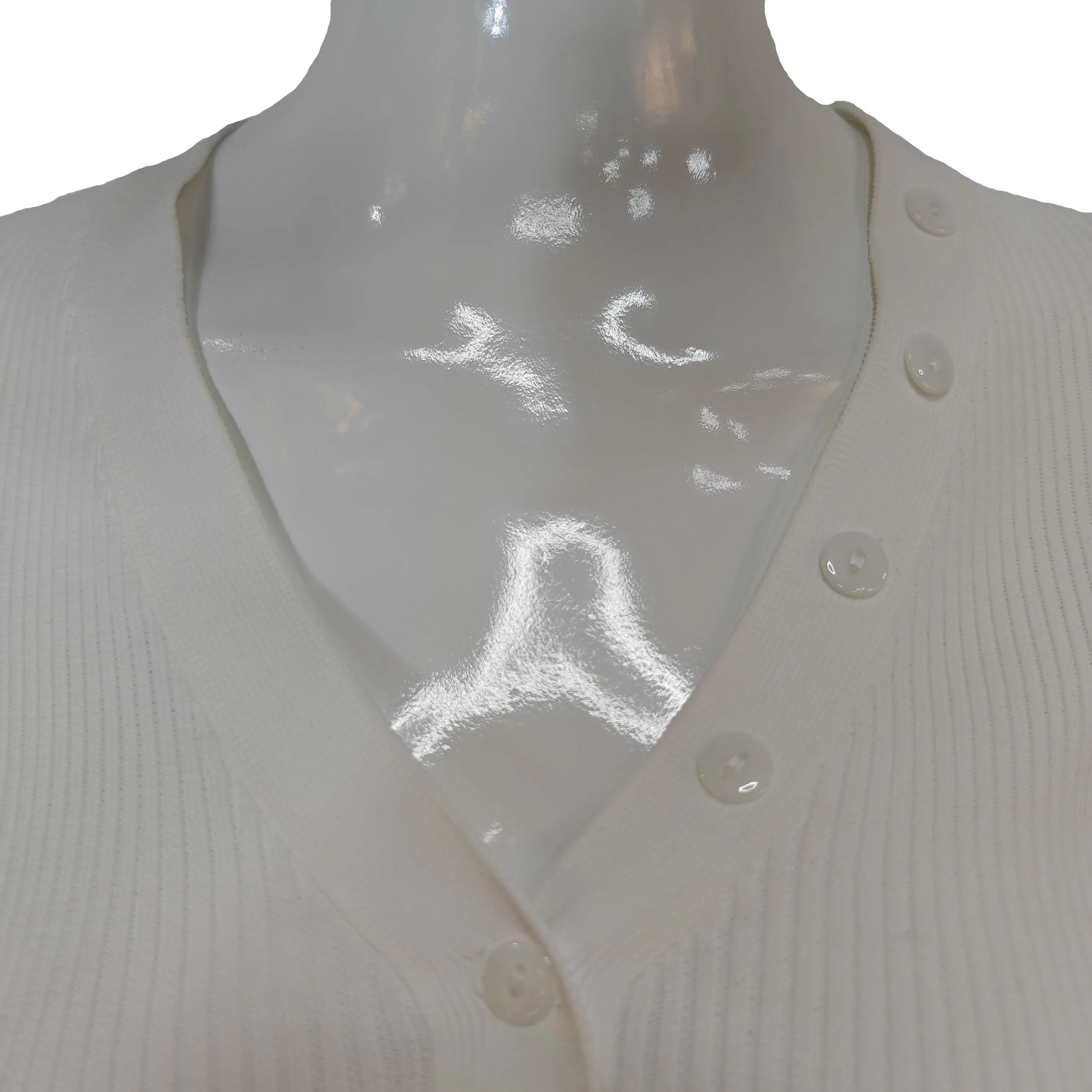 Женский повседневный свитер с V-образным вырезом, топ с индивидуальным дизайном логотипа, дышащий вязаный свитер с длинными рукавами