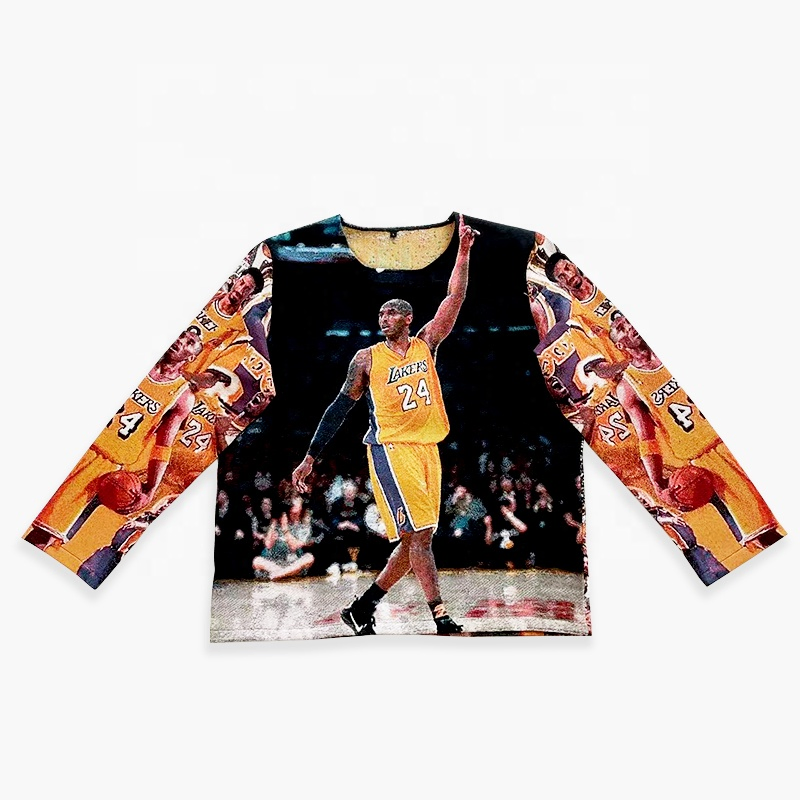 Горячая распродажа, тканый на заказ гобеленовый свитер с круглым вырезом, все большие размеры, гобеленовые толстовки, пуловер, свитер