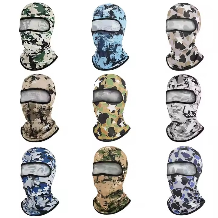 Изготовленная на заказ печатная маска для полного покрытия лица Ветрозащитный спортивный лыжный шлем мотоциклетная балаклава