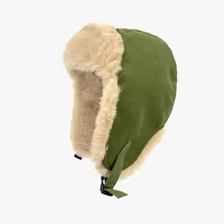 Оптовые зимние шапки для катания на лыжах и велосипеде, модные шапочки-ушанки из шерстяной ткани в клетку