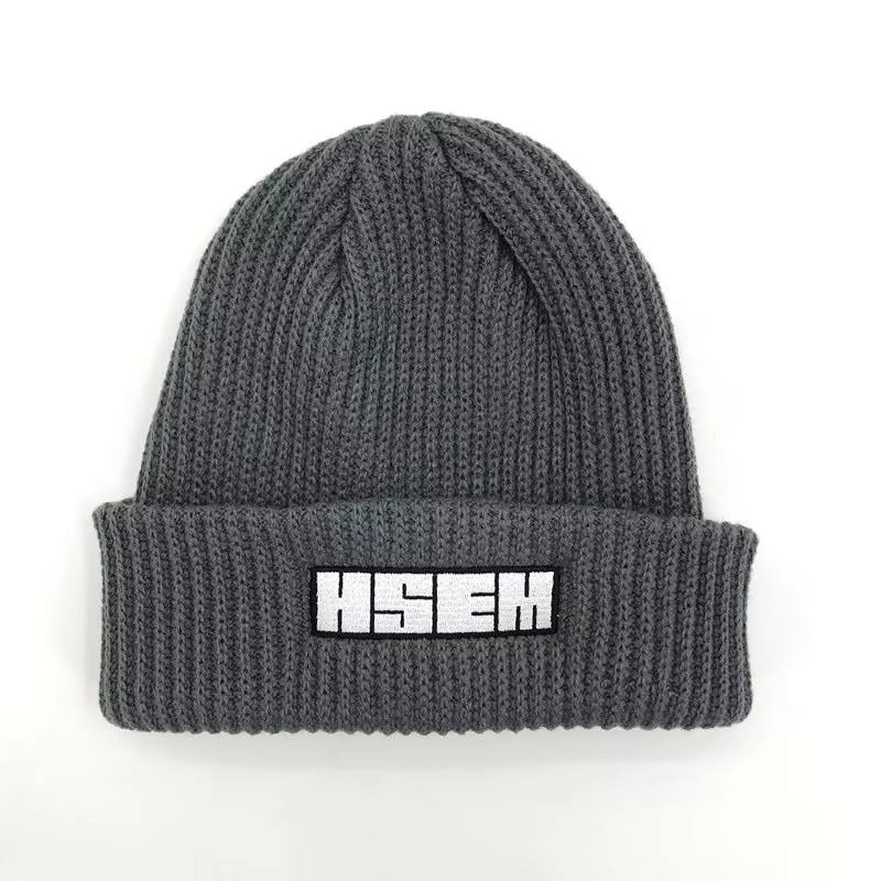 Модная акриловая вязаная зимняя шапка для прогулок на свежем воздухе