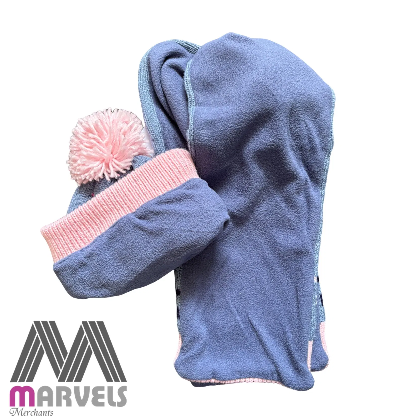 Вязаные перчатки-шапочки, акриловые теплые комплекты перчаток-шапочек для мужчин и женщин