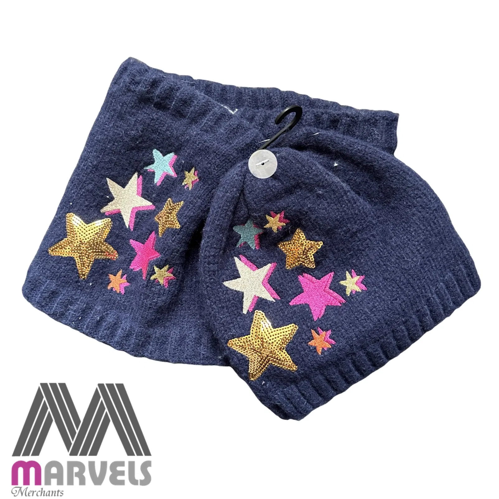 Вязаные перчатки-шапочки, акриловые теплые комплекты перчаток-шапочек для мужчин и женщин