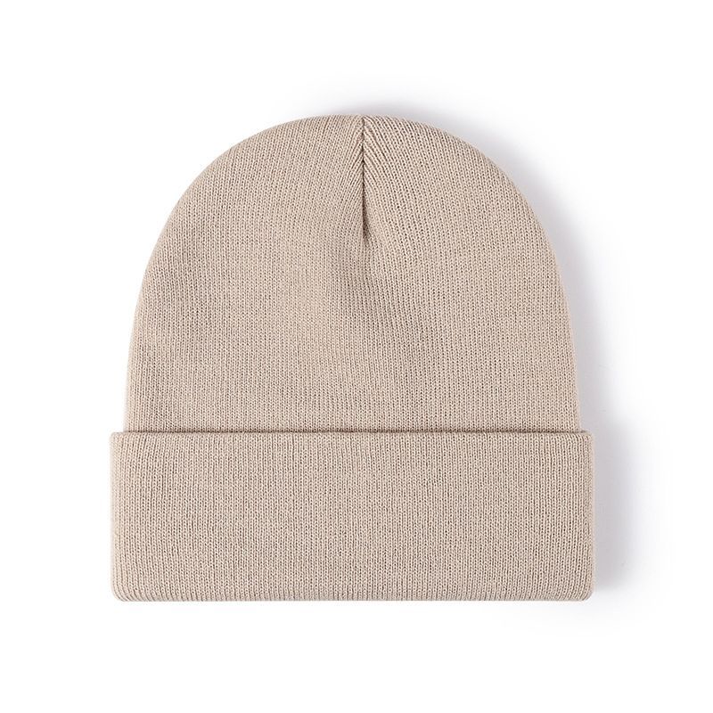Оптовая продажа роскошных теплых жаккардовых зимних вязаных шапок Beanie с вышивкой на заказ от дизайнера