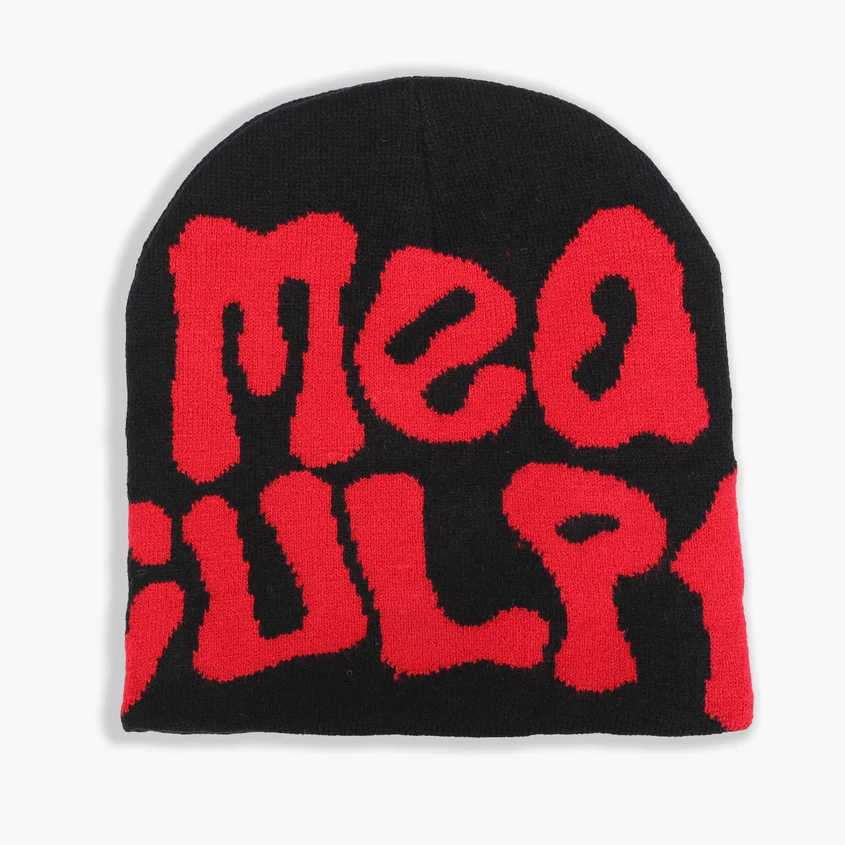 Зимние вязаные шапки Mea Beanie из жаккарда Gorras с объемной вышивкой логотипа оптом на заказ