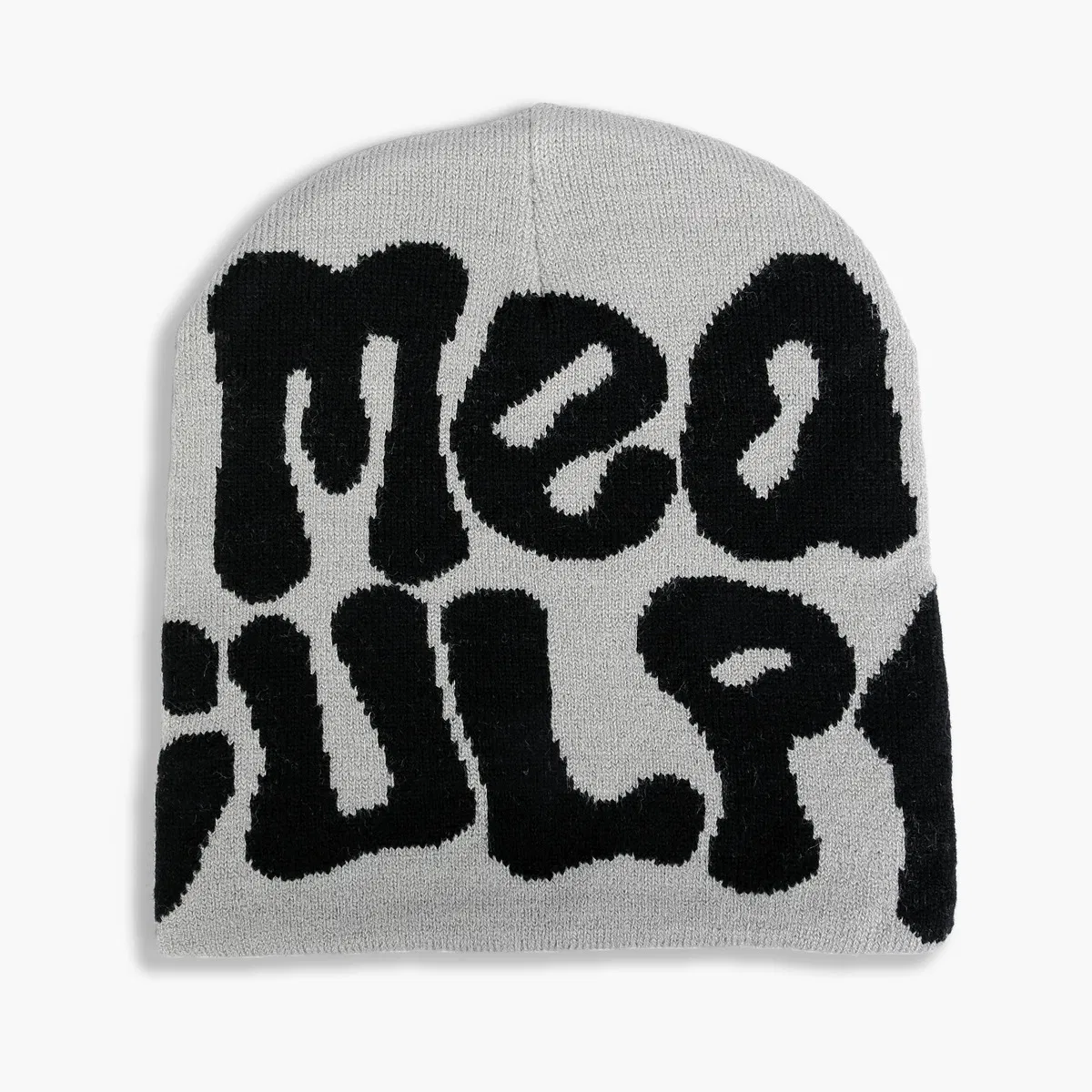 Зимние вязаные шапки Mea Beanie из жаккарда Gorras с объемной вышивкой логотипа оптом на заказ